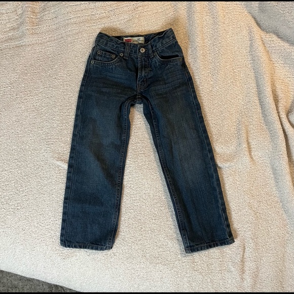NOT FOR SALE Levi’s Little Boys Blue Jeans size 6 slim - Picture 1 of 5